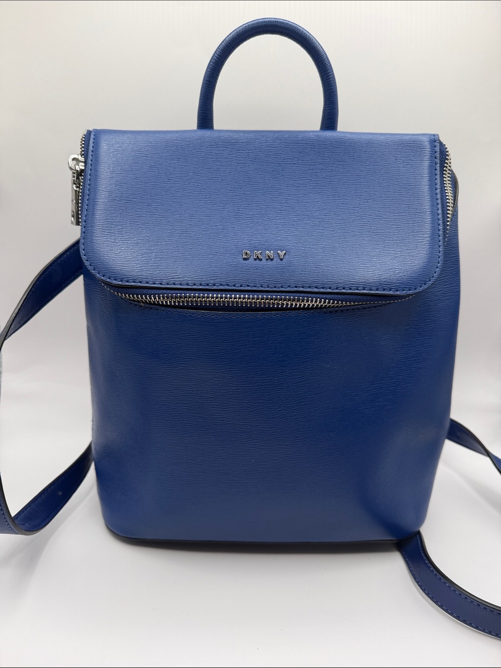 DKNY Bryant Park Blue Top-Handle Backpack